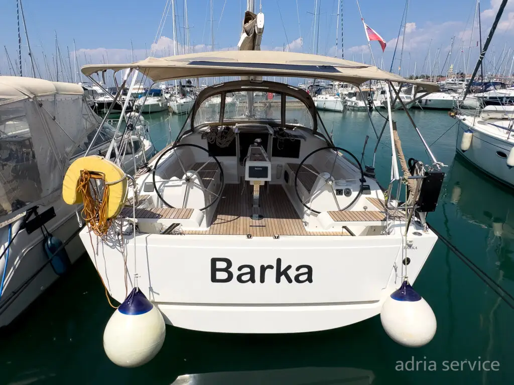 Barka, Duforu 382 GL, built in 2018. Docked in IZOLA.